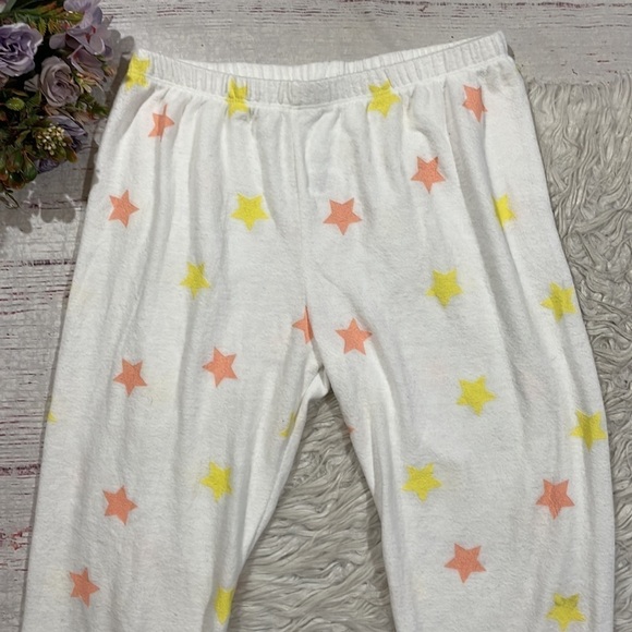 Wildfox Star Graphic Baggy Fleece Lounge High Rise Joggers - Picture 10 of 10